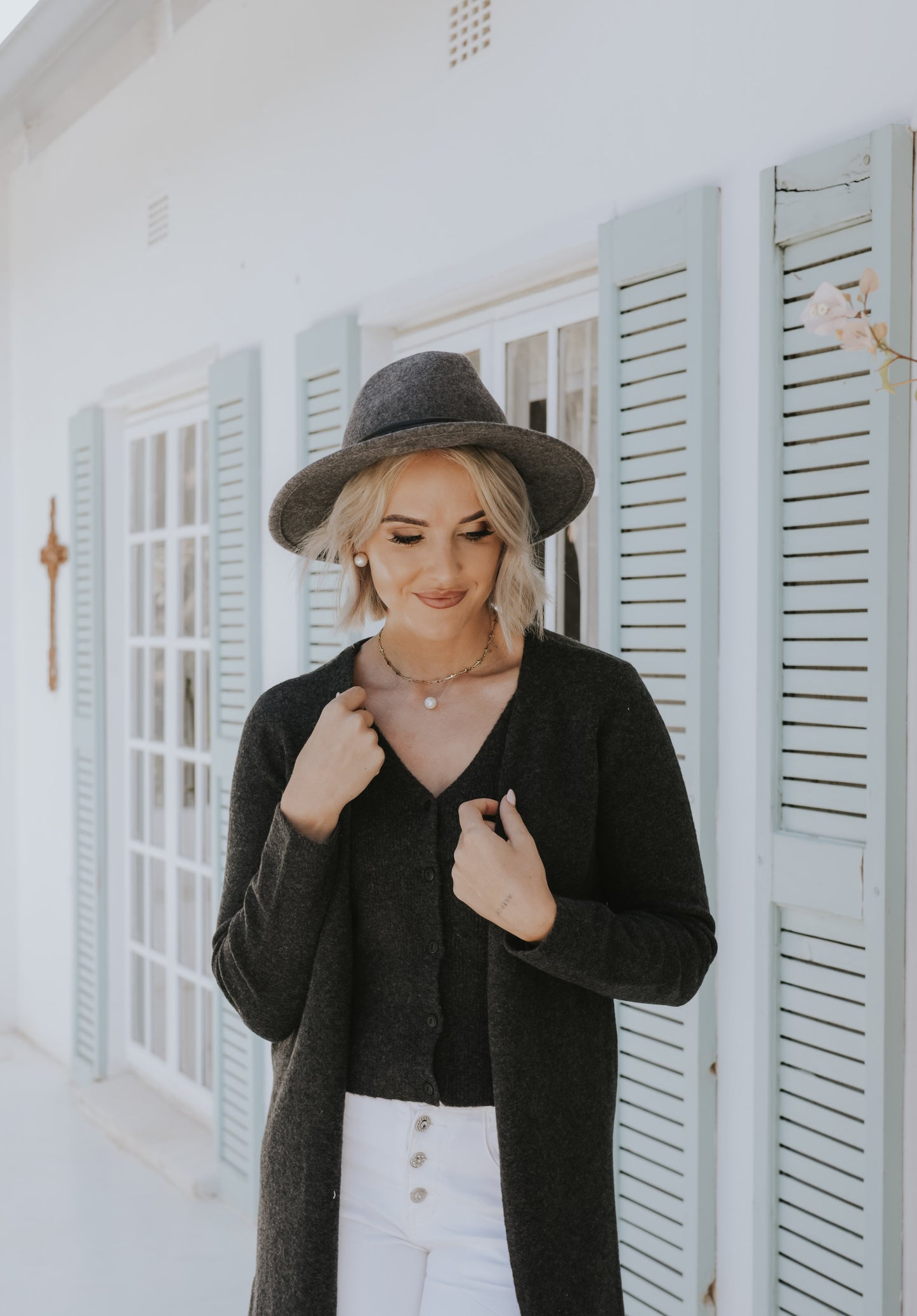 Yaya Long Cardigan With Gilet