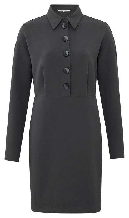Yaya Dress with shirt collar and buttons