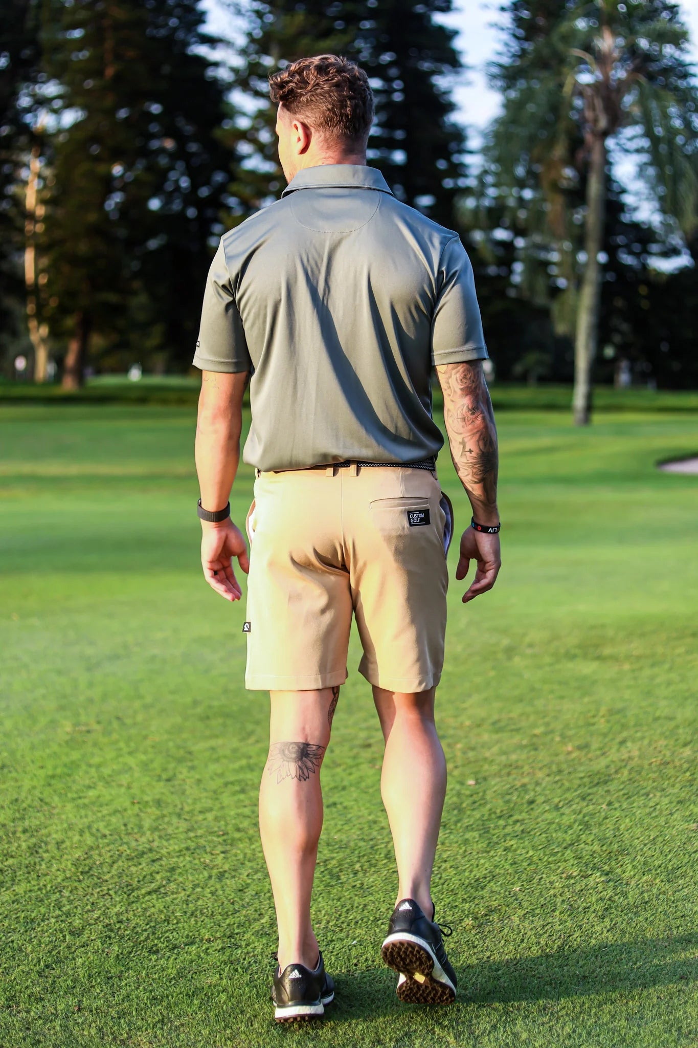 CA Flow Golf Shorts | Khaki