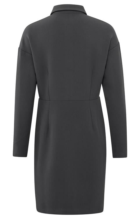 Yaya Dress with shirt collar and buttons