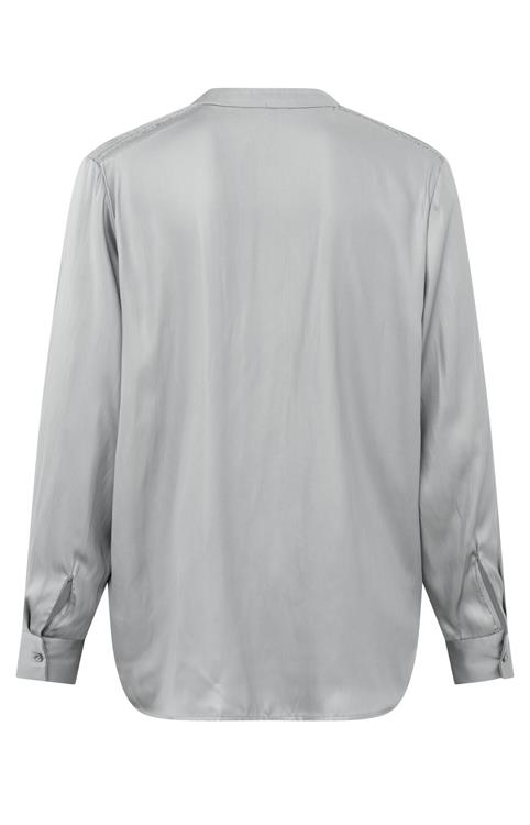 Yaya Satin V-Neck Top