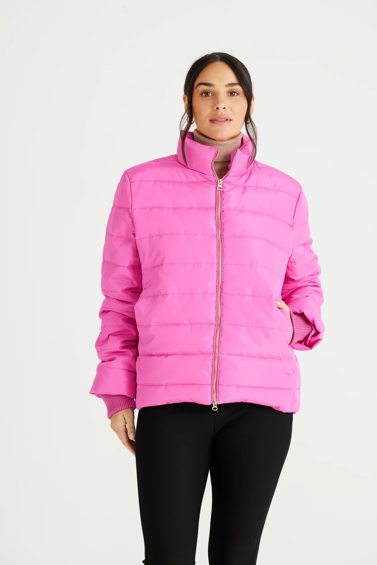 Sillian Puffer Hot Pink