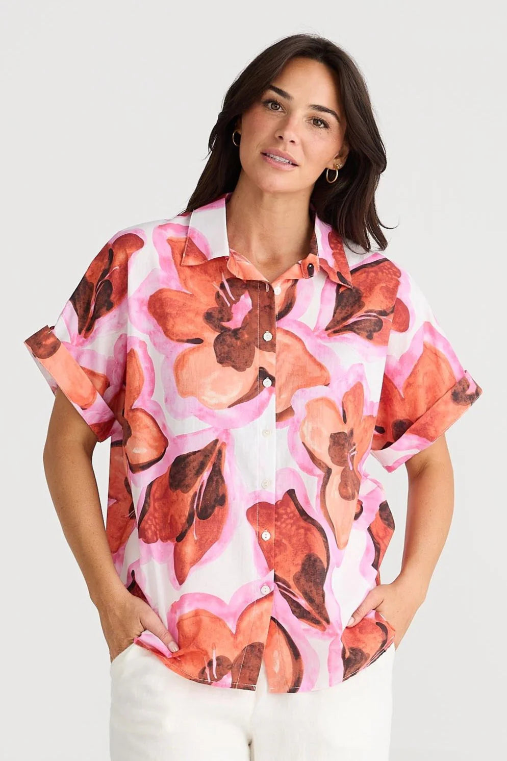 Alice Shirt - Azalea