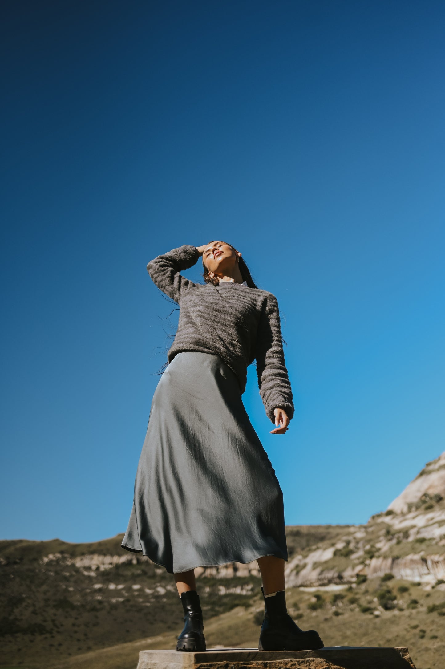 Italian Viscose Silk Skirt