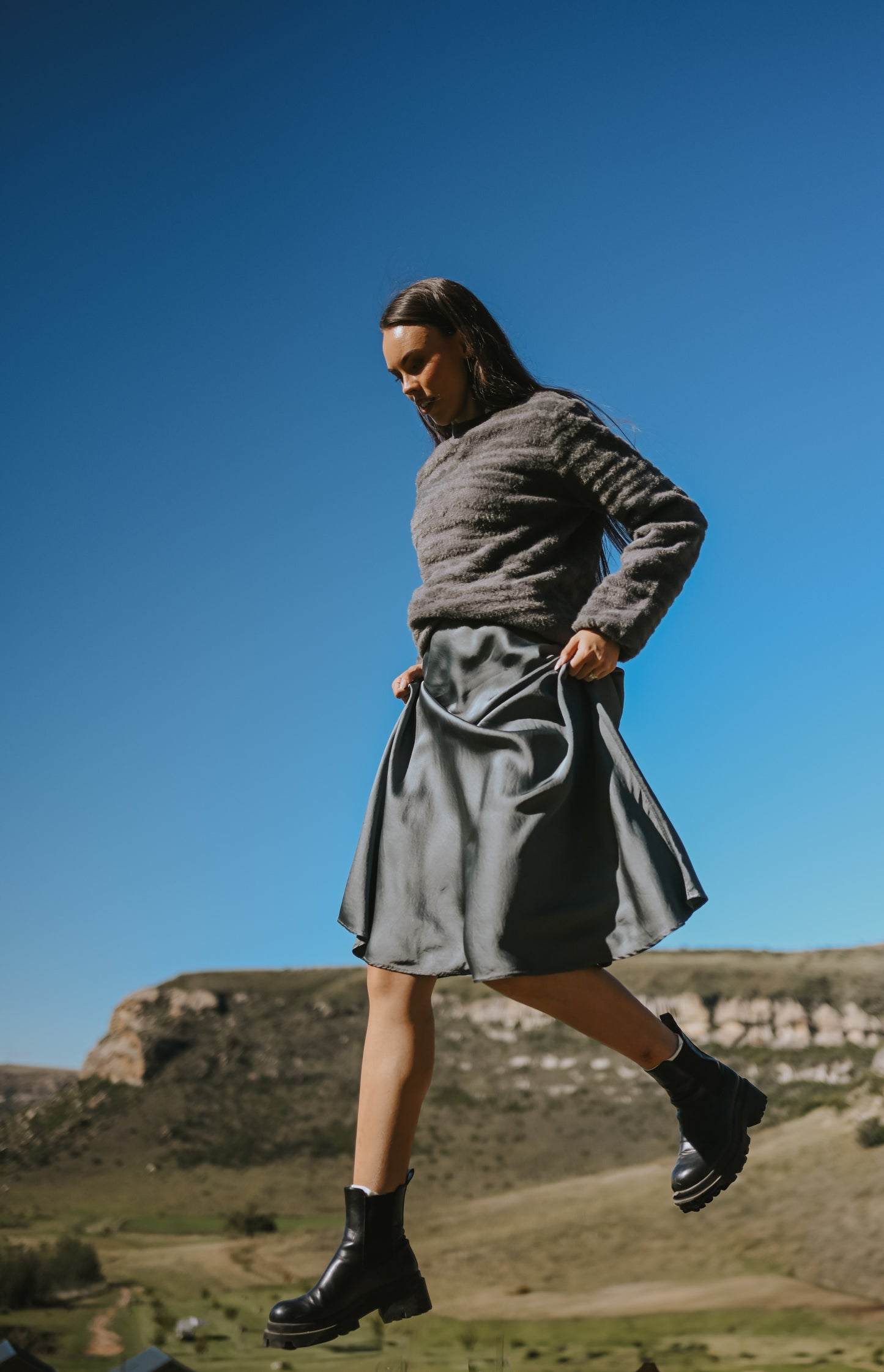 Italian Viscose Silk Skirt