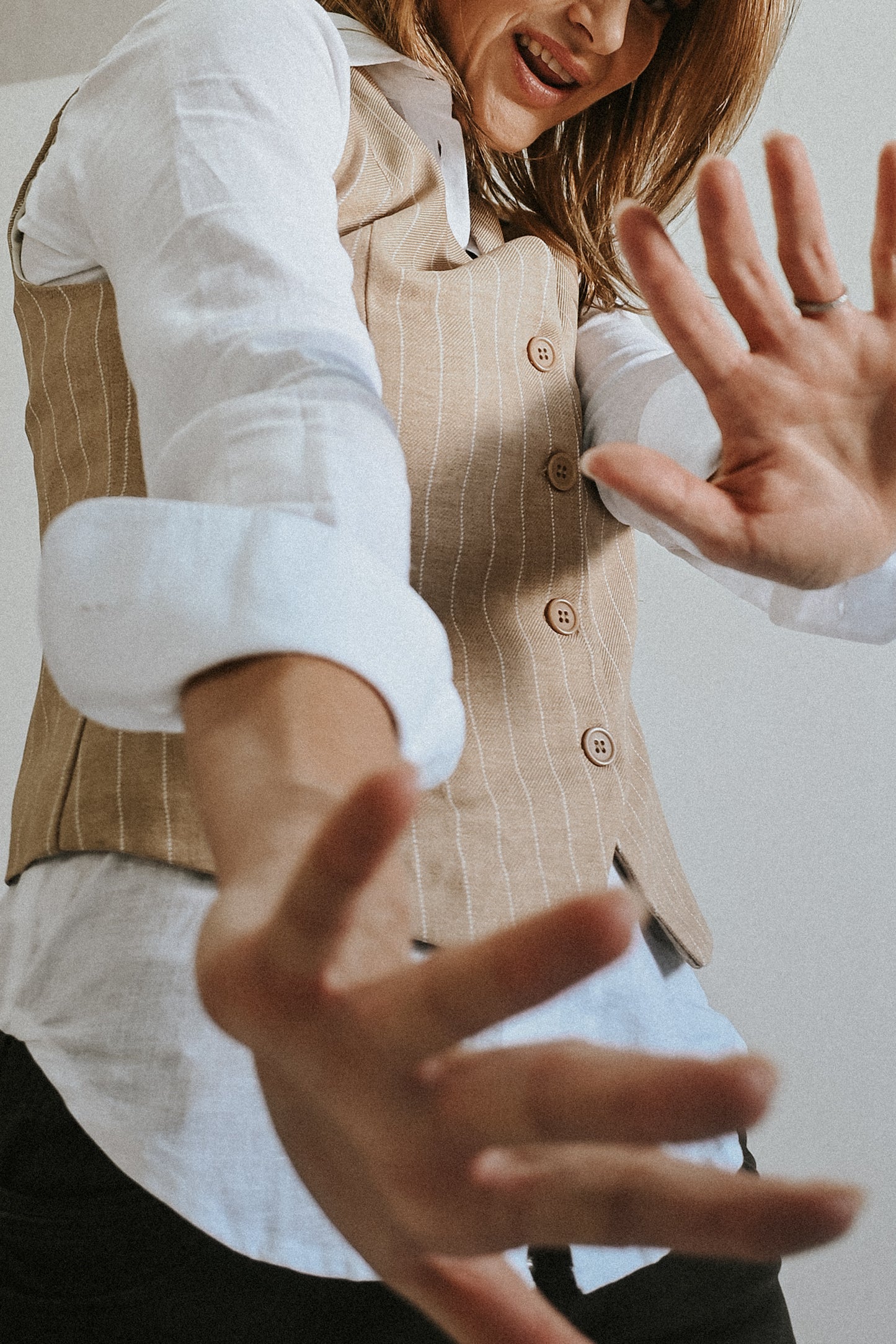 Women's Vest - Beige