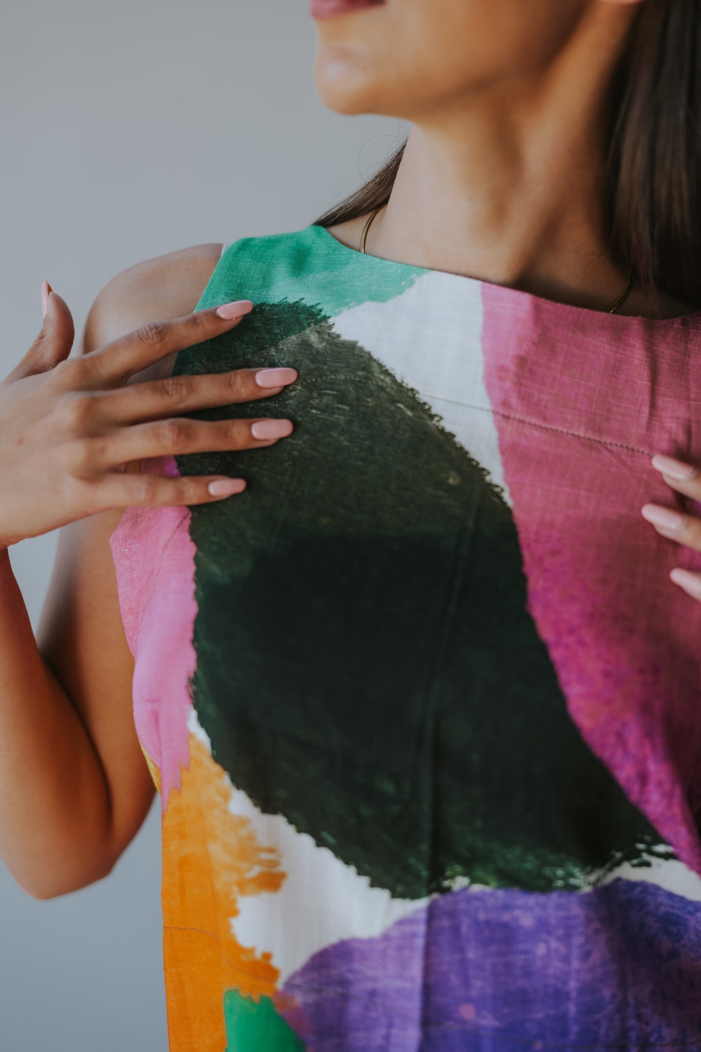 Muze Relaxed Tank / Brushstroke