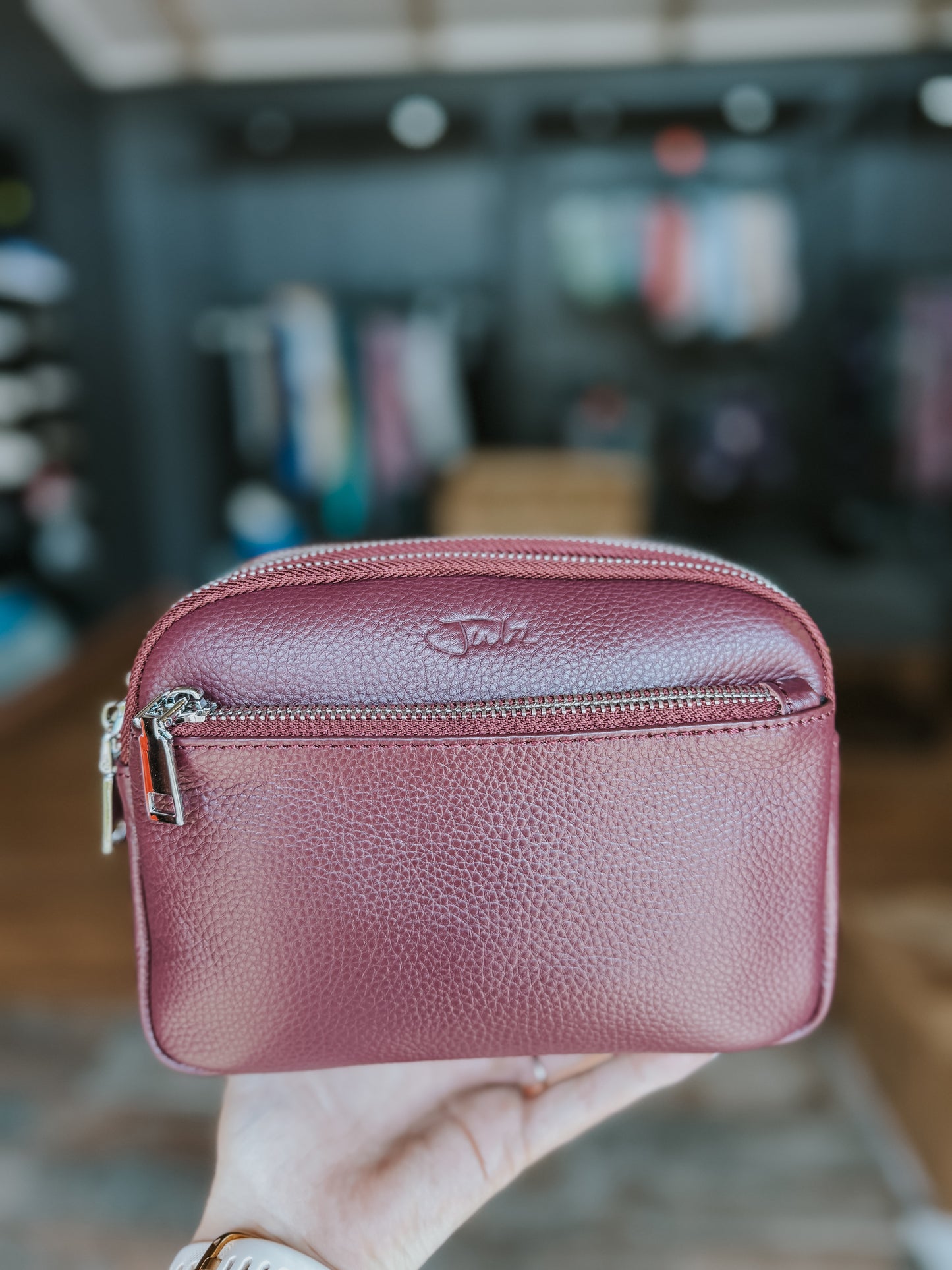 Liroa Burgundy Crossbody Bag