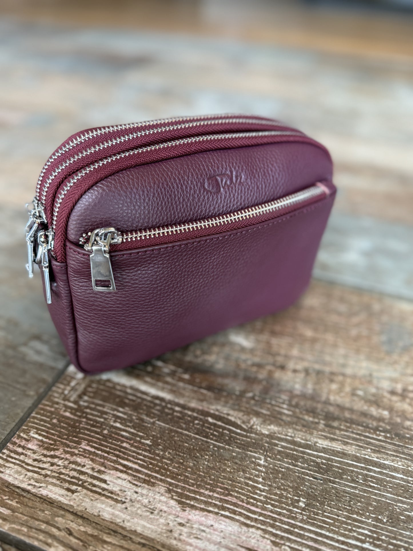 Liroa Burgundy Crossbody Bag