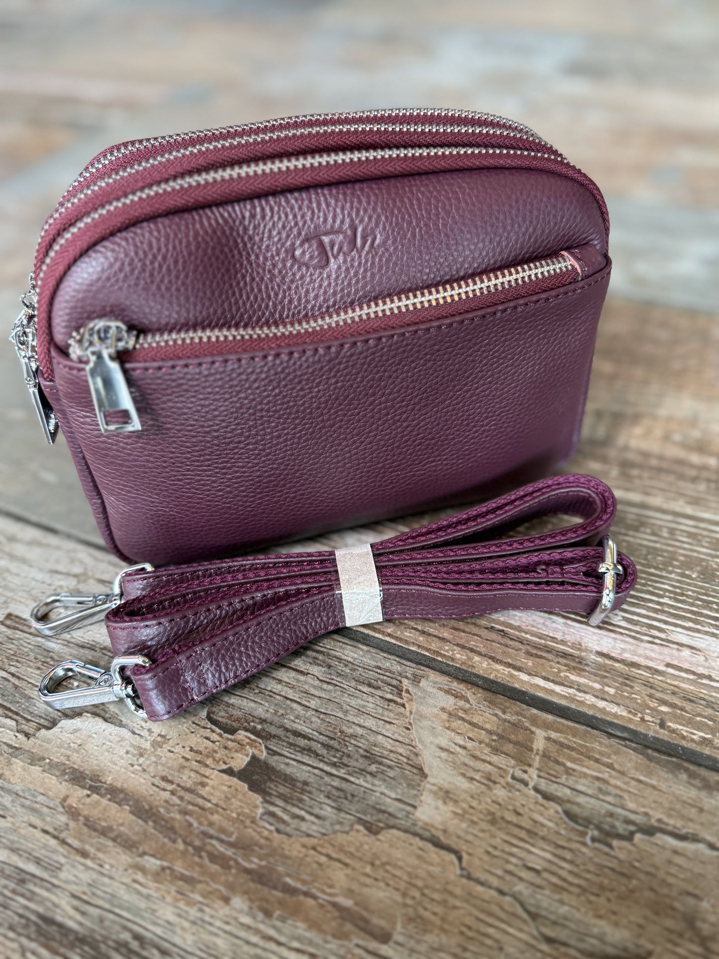 Liroa Burgundy Crossbody Bag
