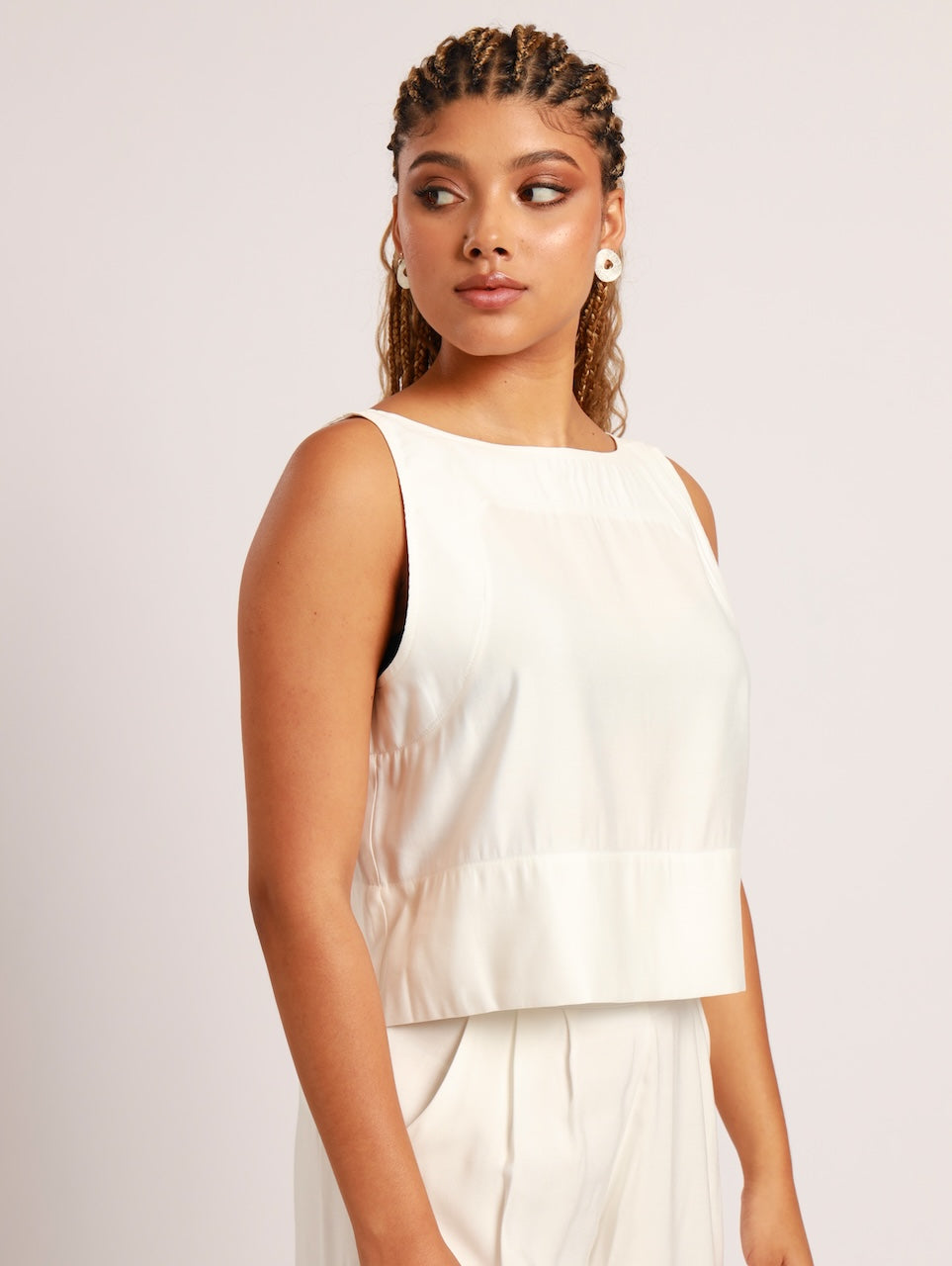 Relaxed Tank / Madrid White