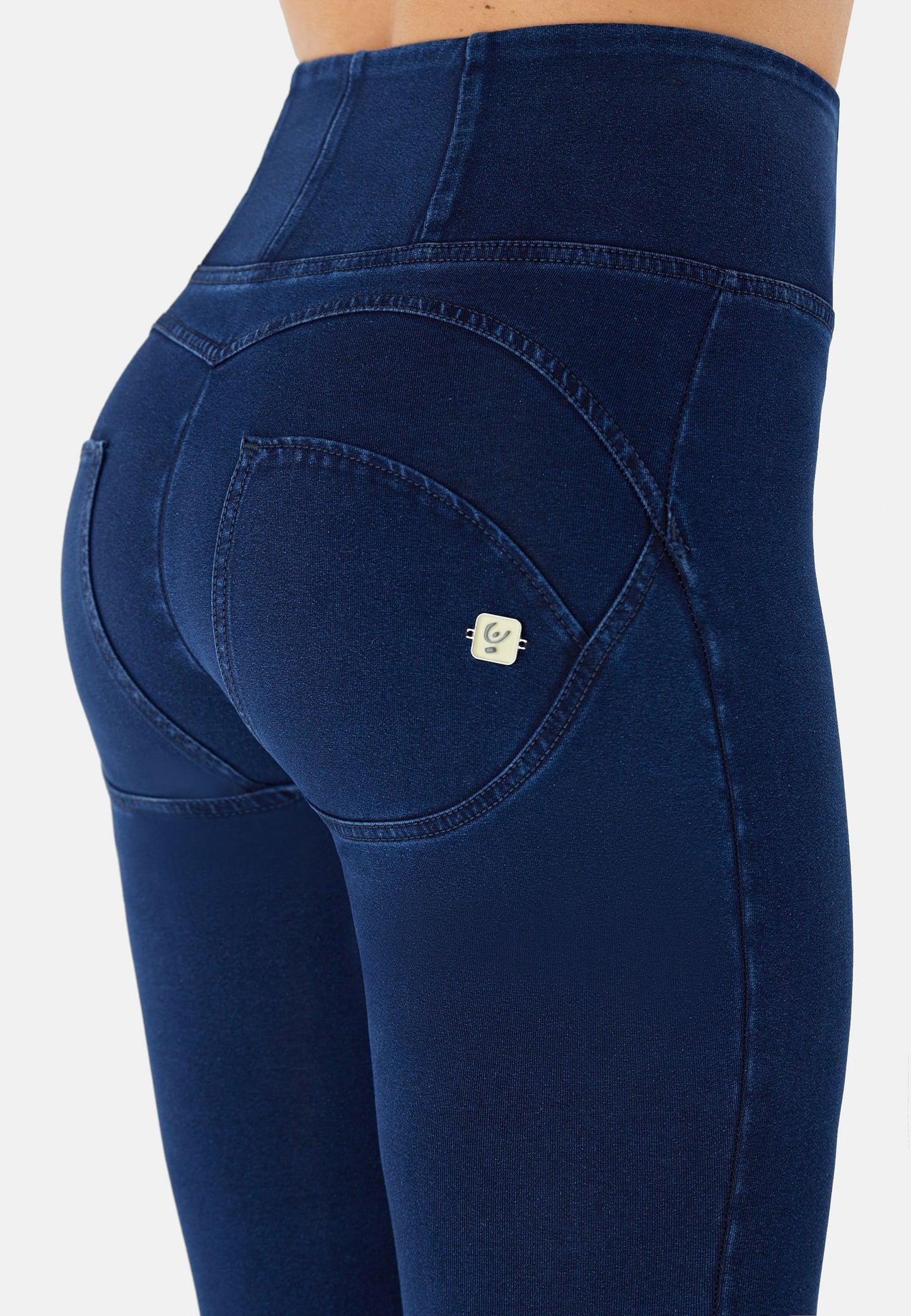 High waist WR.UP® shaping super skinny jeggings with a zip