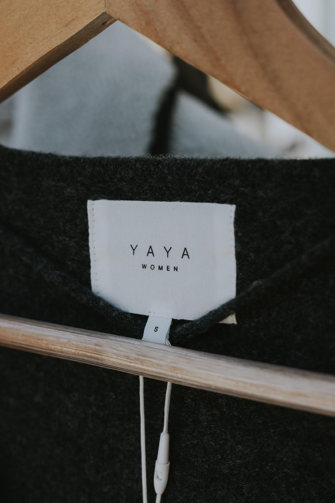 Yaya Long Cardigan With Gilet