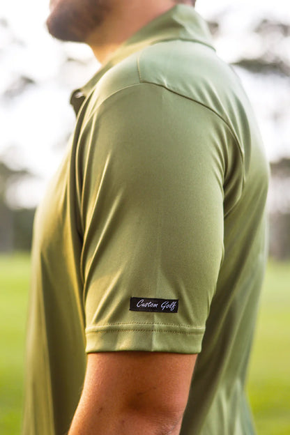 CA Iconic Golf Shirt | Army Green