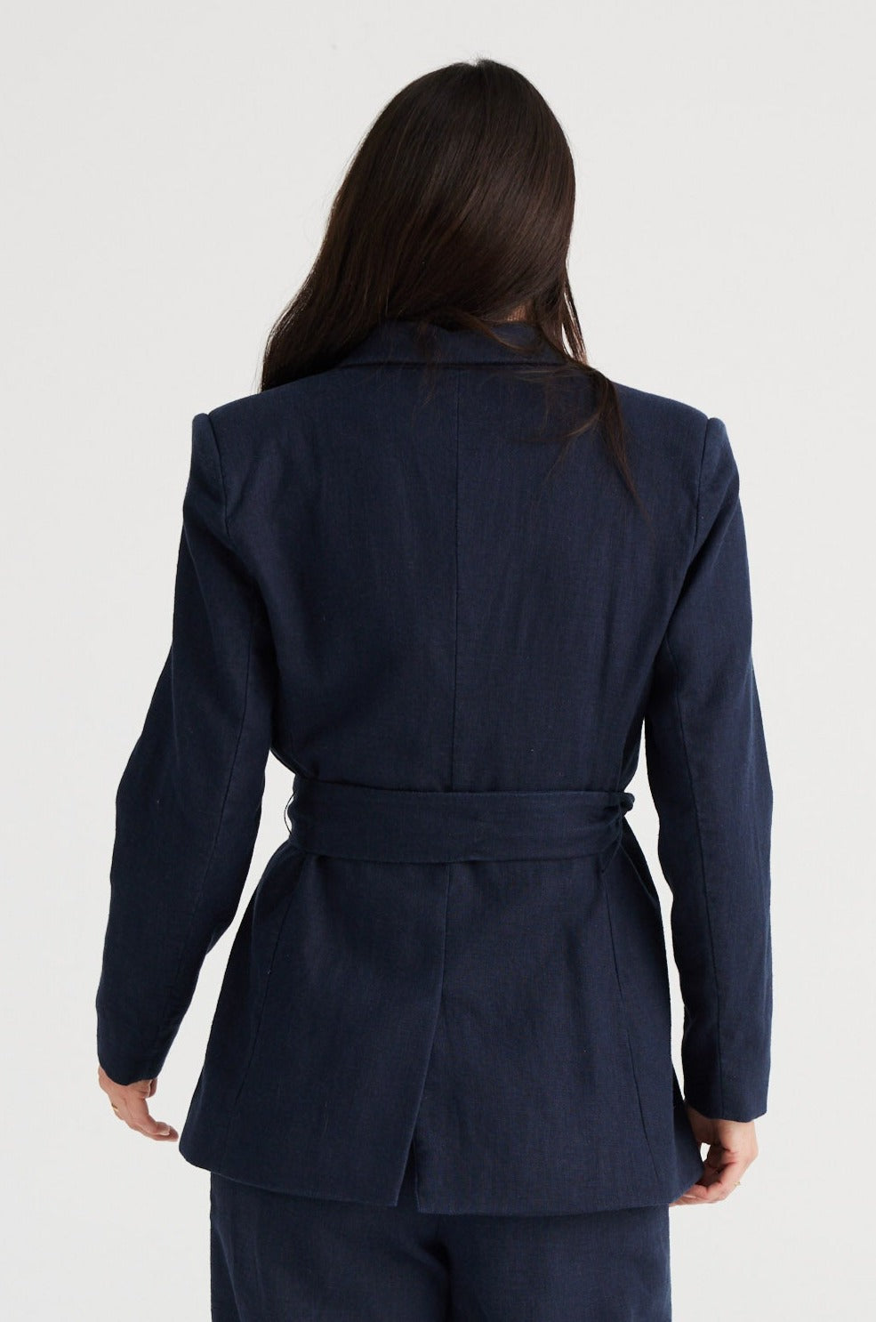 Jolie Long Sleeve Jacket - Navy