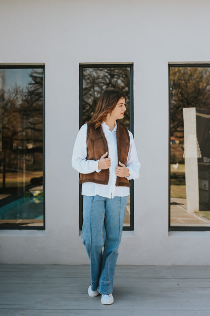 Women's Vest - Brown