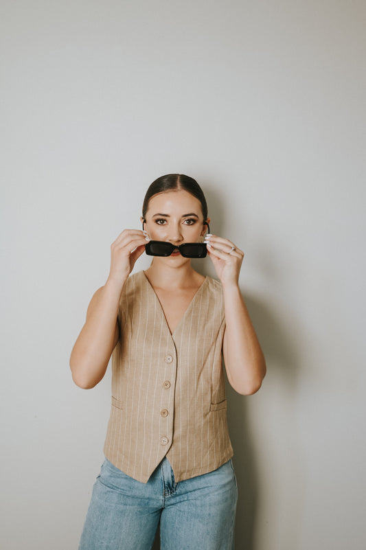 Women's Vest - Beige