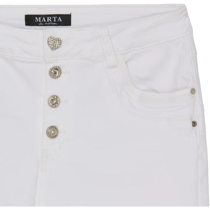 Emma 2563 White Jean