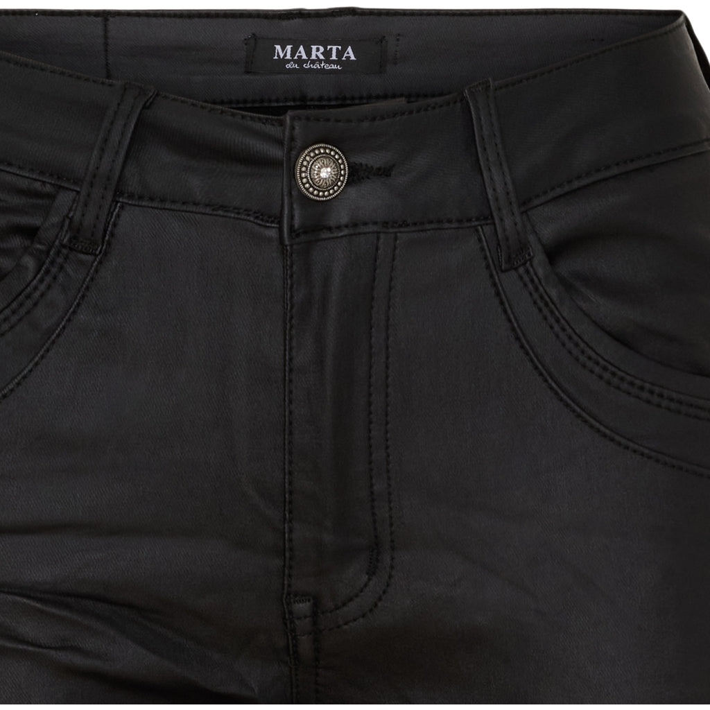 Mdcalucia Black PU Jean