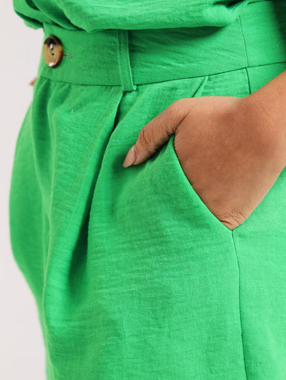 Muze Resort Shorts / Apple Green