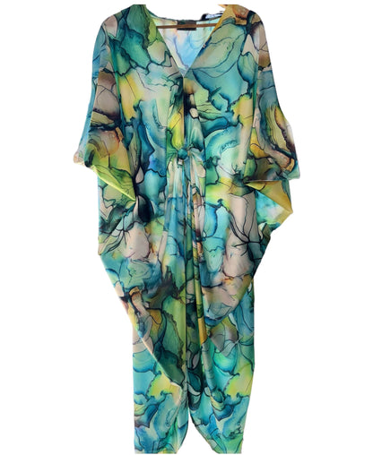 Satin Ring Kaftan