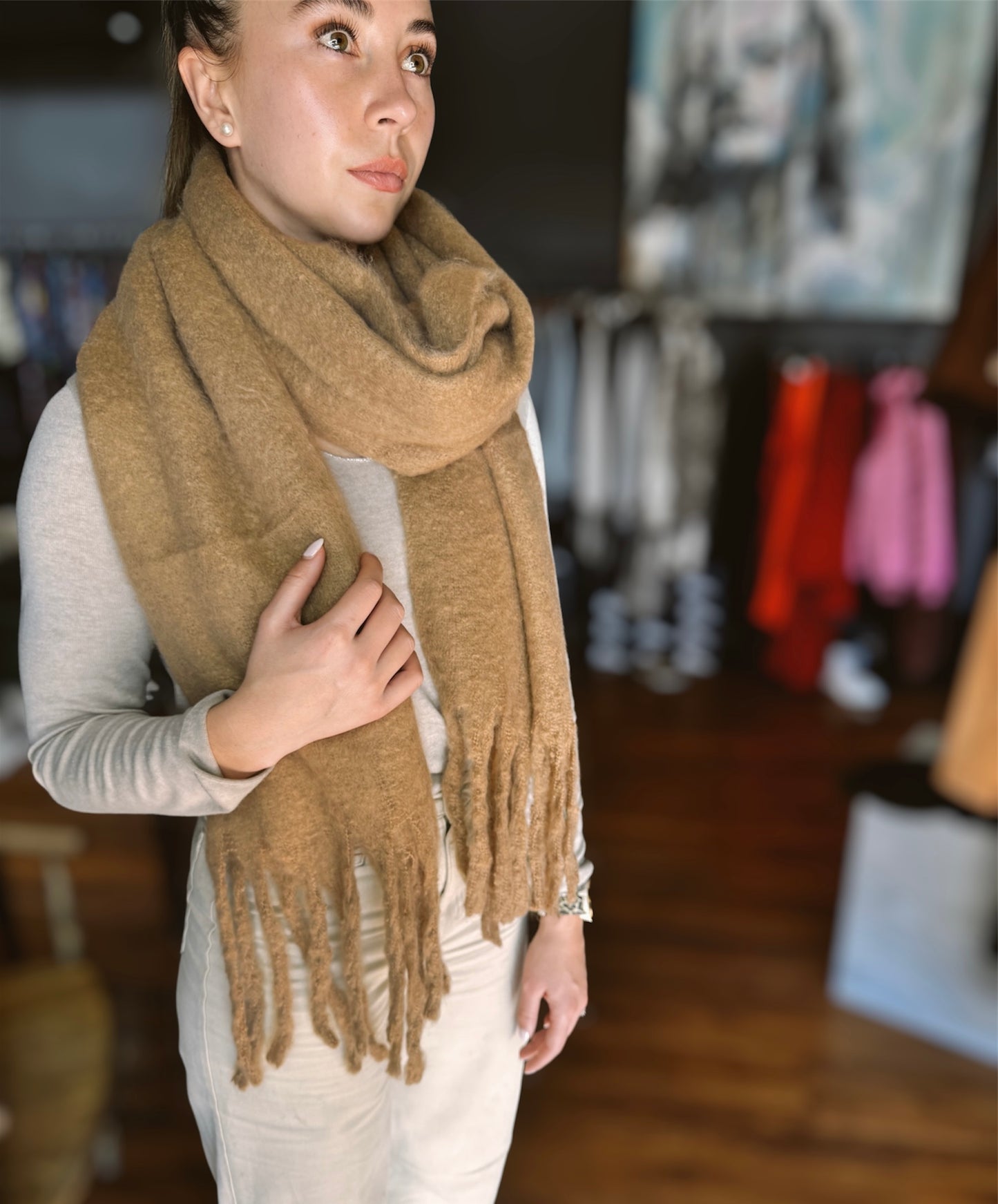 Julz Scarves Camel