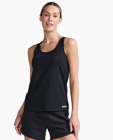 Women's Aero Singlet - BLK/SFR