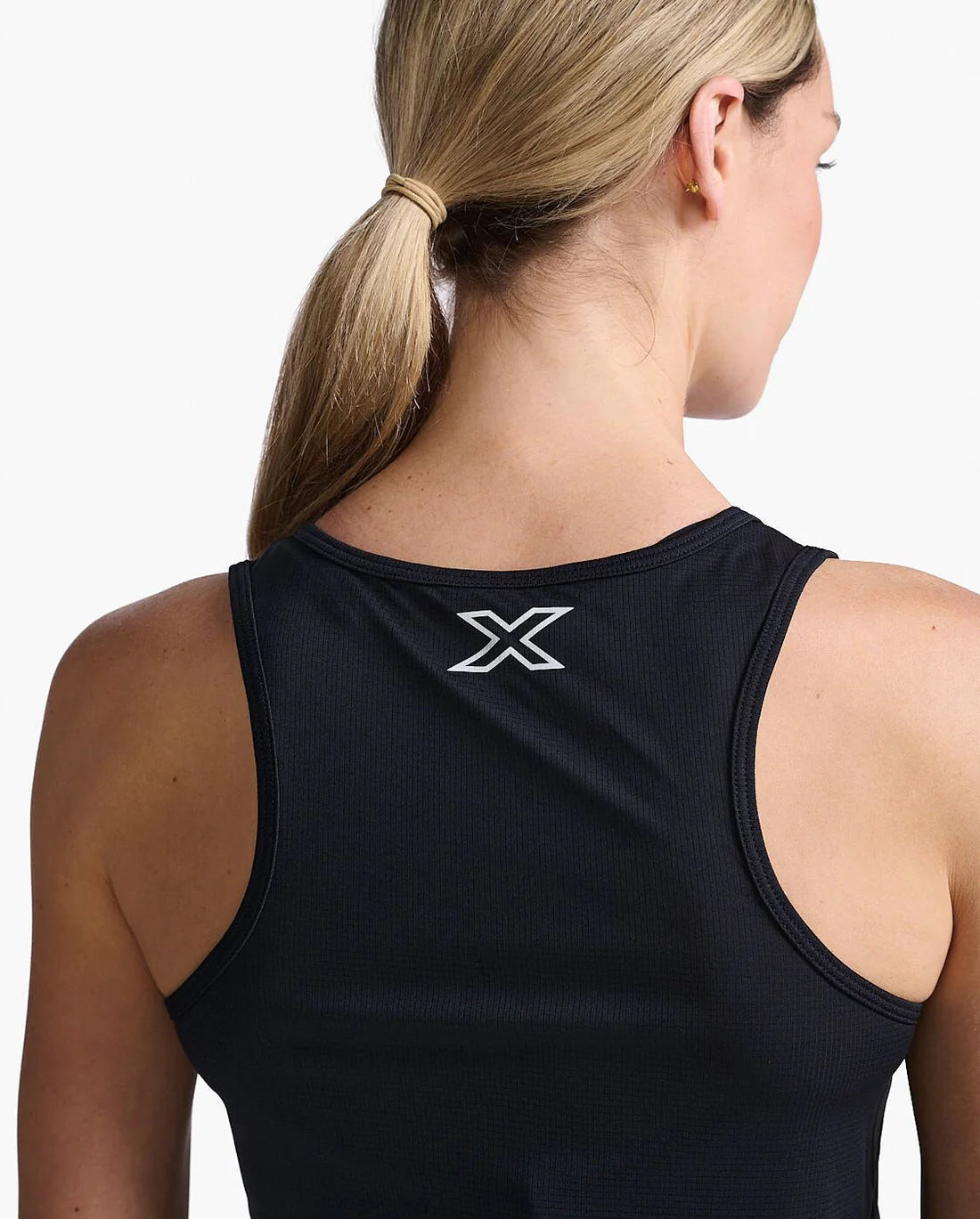 Women's Aero Singlet - BLK/SFR