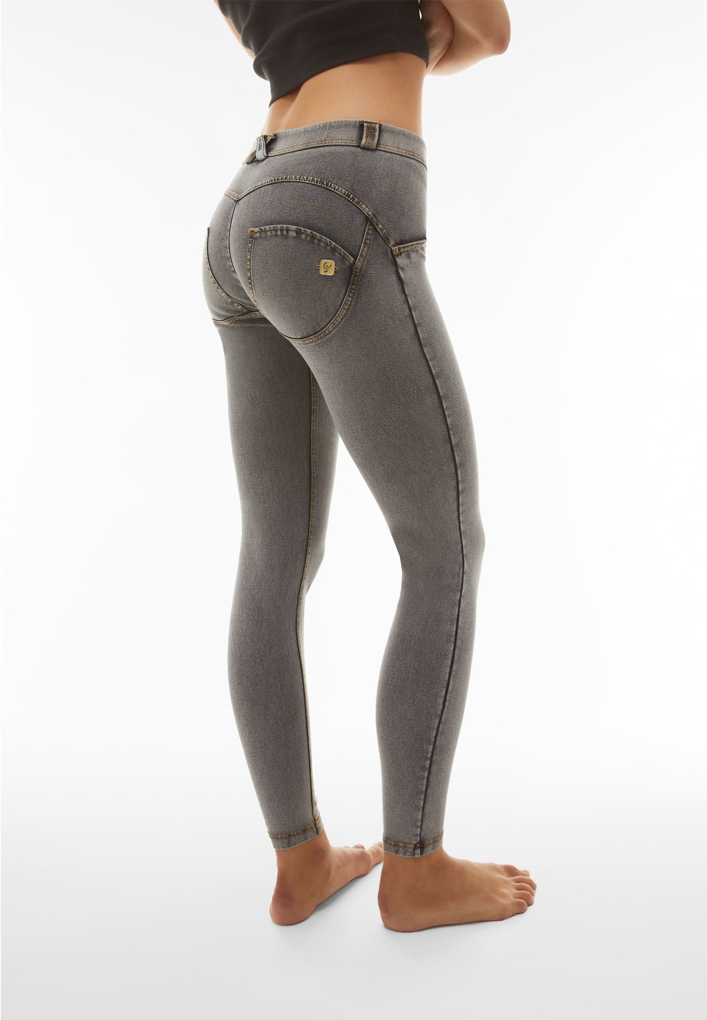 WR.UP® superskinny push up organic jersey-denim jeggings