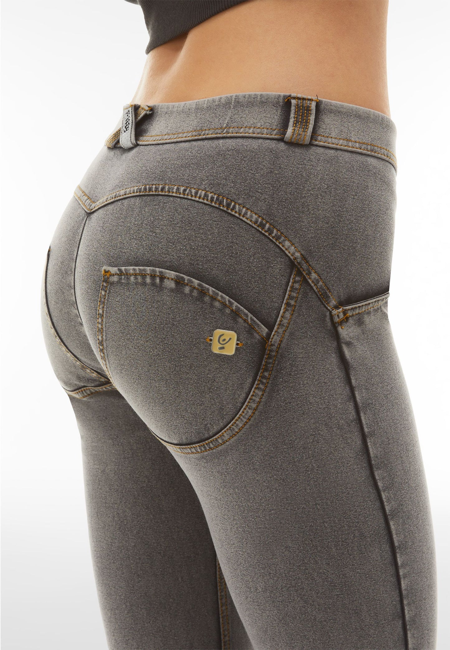 WR.UP® superskinny push up organic jersey-denim jeggings